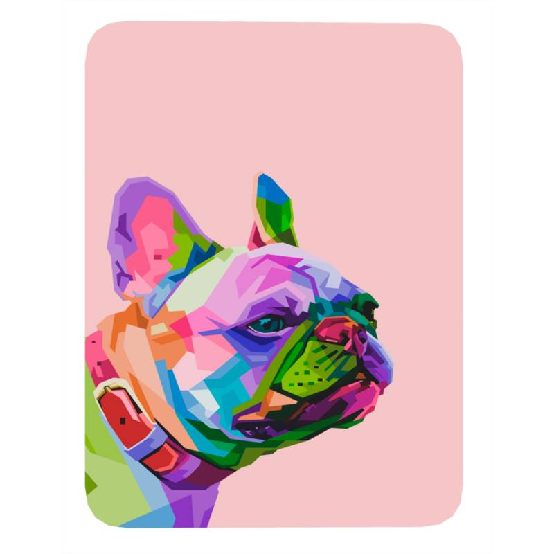 GENERICO - Mouse Pad Perro perrito Arte de animales - 17cm X 21cm D70