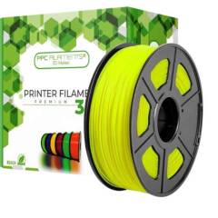 PPC FILAMENTS - Filamento 3D PLA Brilla En Oscuridad Amarillo 1kg Ppc Filaments