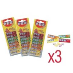 BRICKELL ACCESORIES - Pack x3 PEZ RECARGA CANDY FRUTAL CANDY