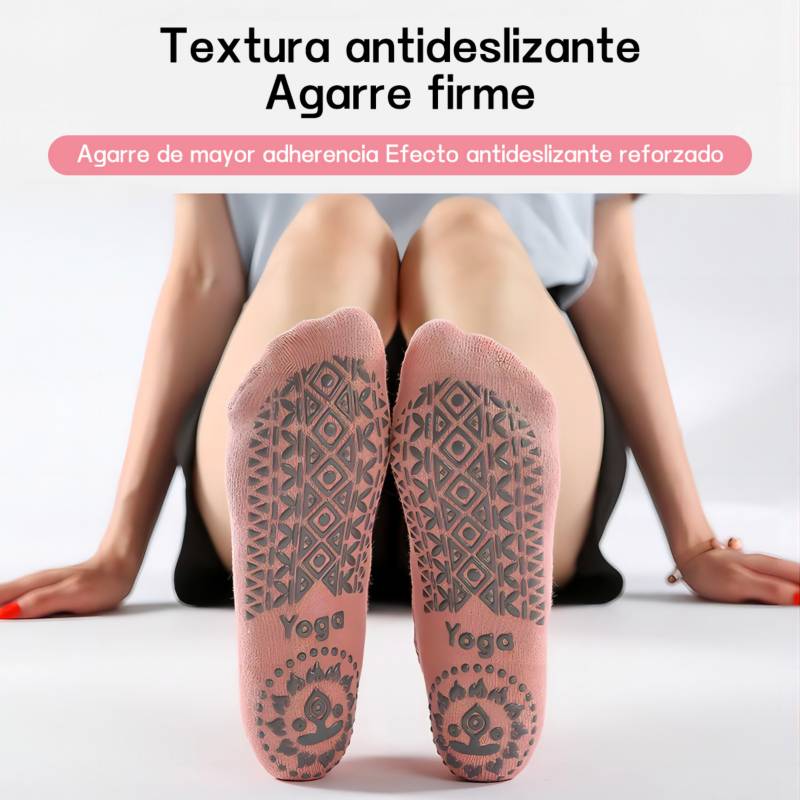 GENERICO Pack 2 Calcetines Antideslizantes De Yoga Y Pilates Para