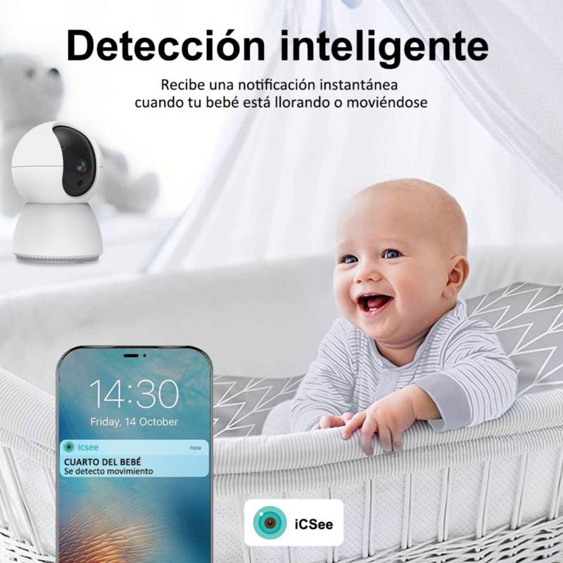 Monitor Para Bebe Camara De Vigilancia Y Seguridad Wifi Ip
