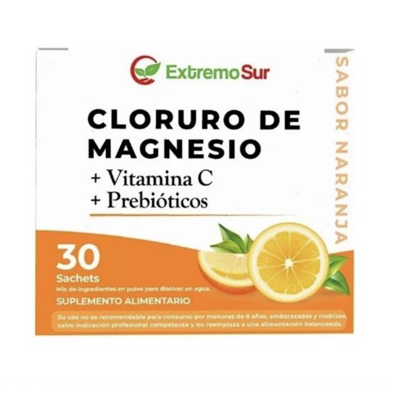 GENERICO - Cloruro Magnesio x 30 Sachets (Sabor Naranja)
