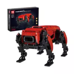 GENERICO - Robot Cuadrúpedo Armable Robot Dog Mould King 15067 Rojo