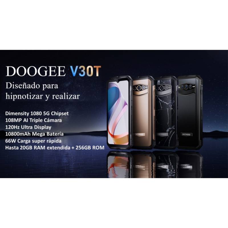 Doogee V Max - Plata - Capacidad de 256 GB - 12GB de RAM