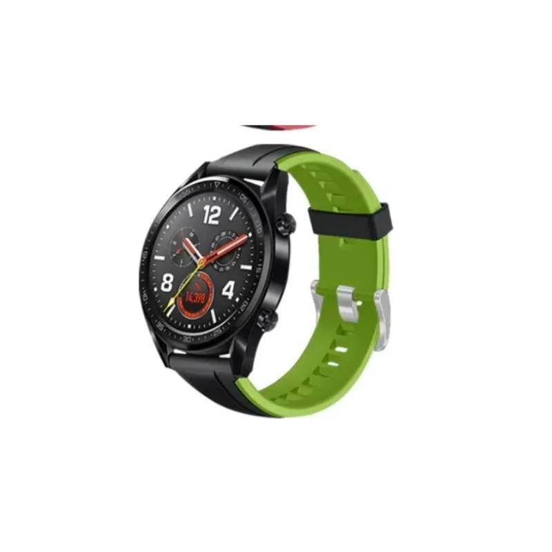 GENERICO Correa Silicona Para Smartwatch De 46mm Bicolor -22mm