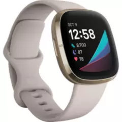 FITBIT - Fitbit Sense GPS Smartwatch - BlancoDorado