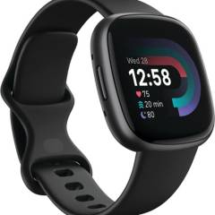 FITBIT - Fitbit Versa 4 Fitness GPS Smartwatch - Negro / grafito