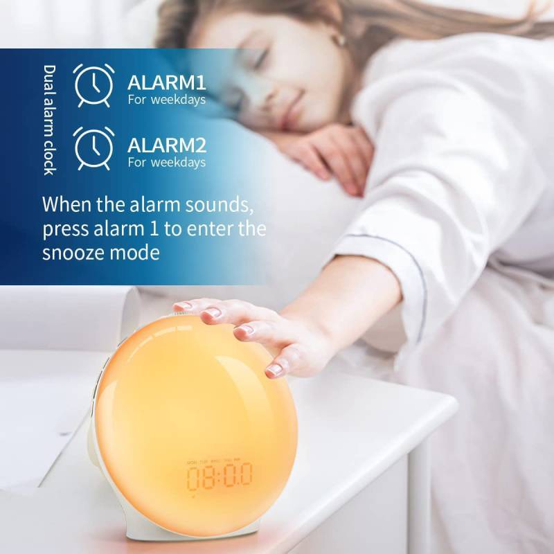 NAUTICA Wake Up Light con reloj despertador con simulador de amanecer