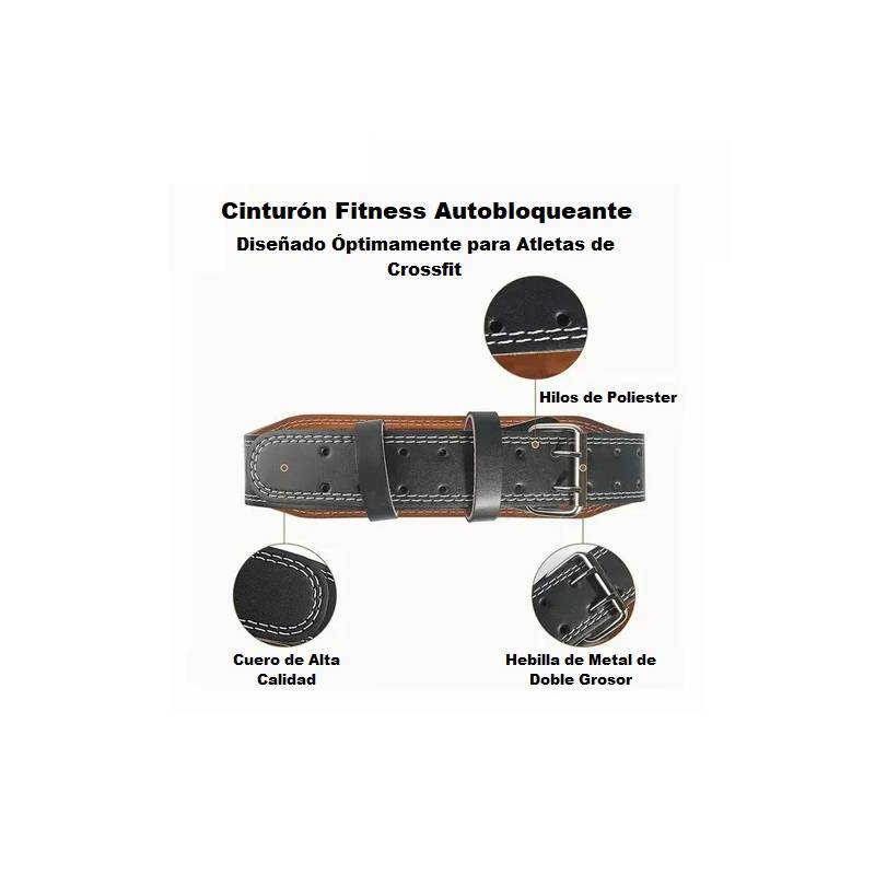 Cinturón Fitness / Crossfit de cuero (varias tallas disponibles) - Tienda  Fisaude