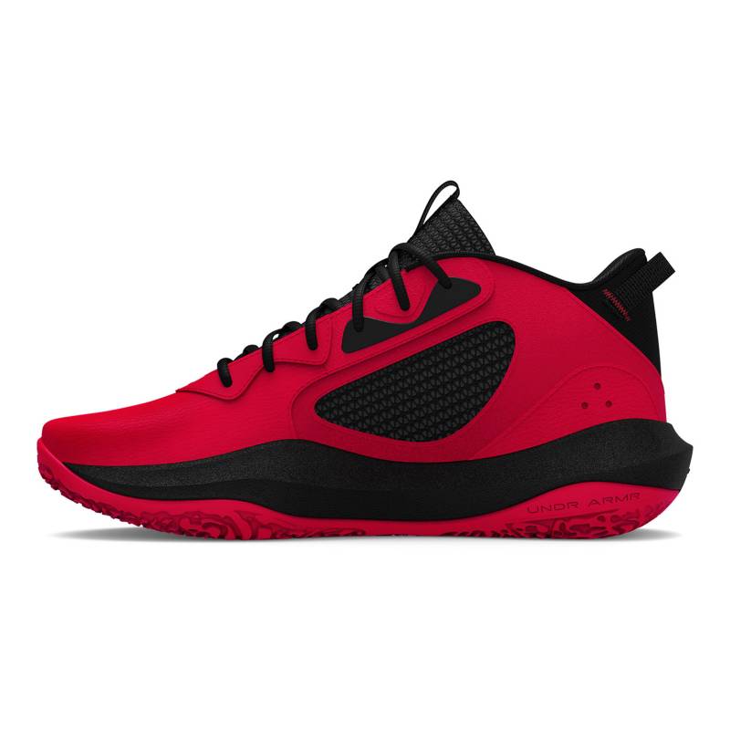 Zapatillas Basquetbol Hombre Under Armour Lockdown 6 Roja/Negra