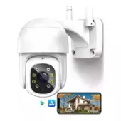 GENERICO - Cámara Seguridad Con WIFI  Full HD 1080 Movimiento Infrarrojo Para Exterior