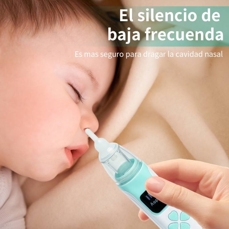 GENERICO Aspirador Nasal Para Bebes Saca Mocos Con Deposito