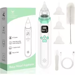 TIOZONEY - Aspirador Nasal Electrico Para Bebe Saca Mocos Limpiador