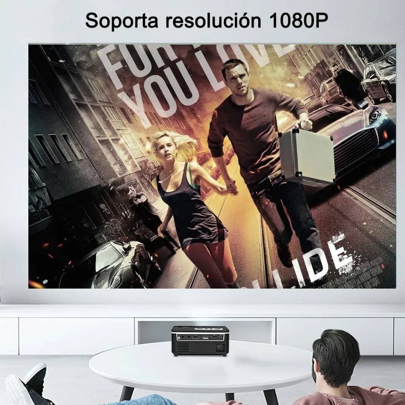 Proyector portátil Smart LED TV”