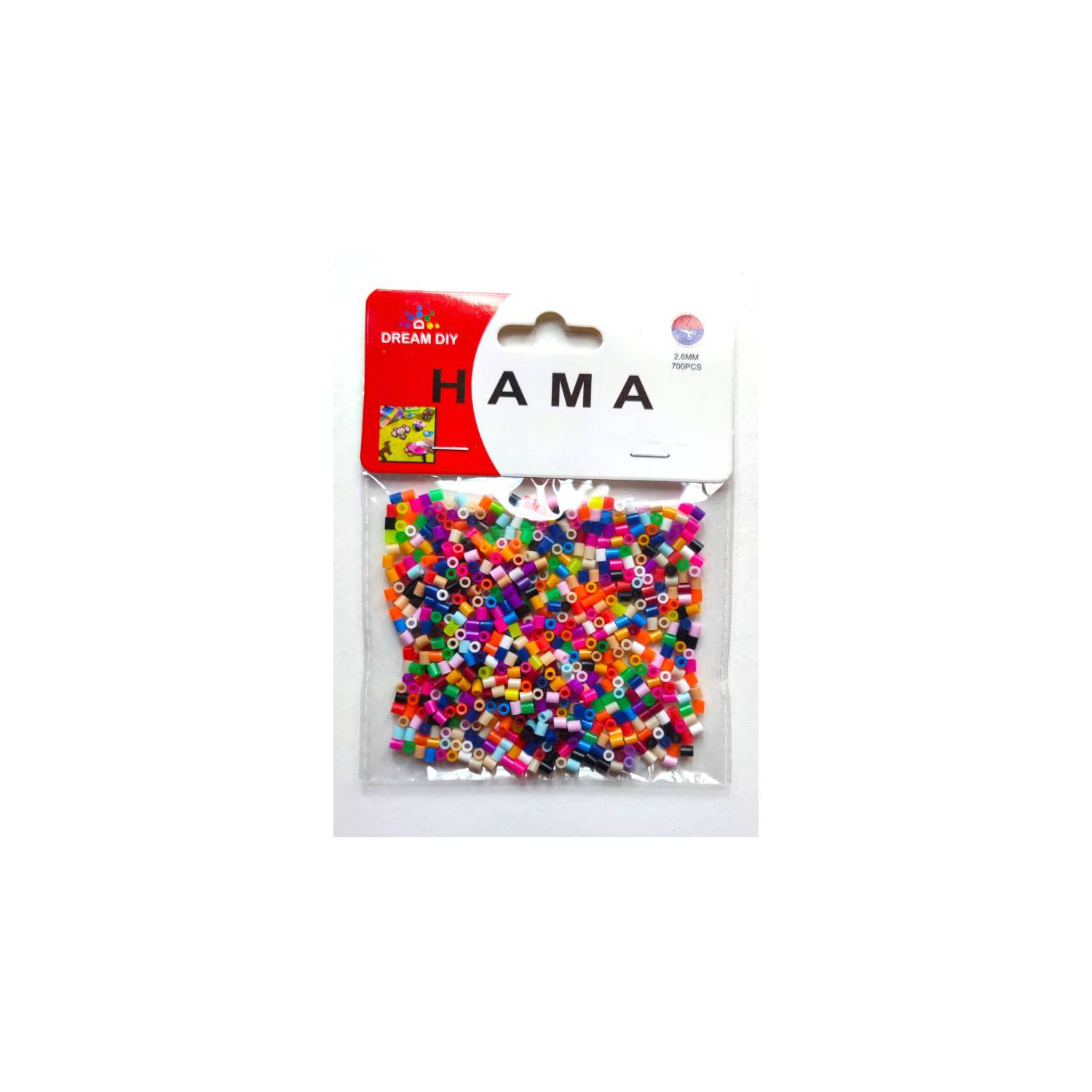 GENERICO Kit de hama beads 5 mm 24 colores (+de 4200 piezas) + negro