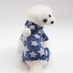 IDS - Ropa Abrigo Polar Para Mascota Perro Gato Azul Talla XL