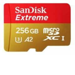 SANDISK - Tarjeta de Memoria Sandisk Extreme 256gb Ideal Video 4k Dron Y Gopro