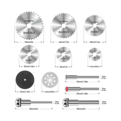 Kit Discos Corte Sierra Hss Para Dremel Mototool Taladro