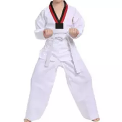 GENERICO - Traje Dobok De Taekwondo Con Cinturón Blanco Para Niños