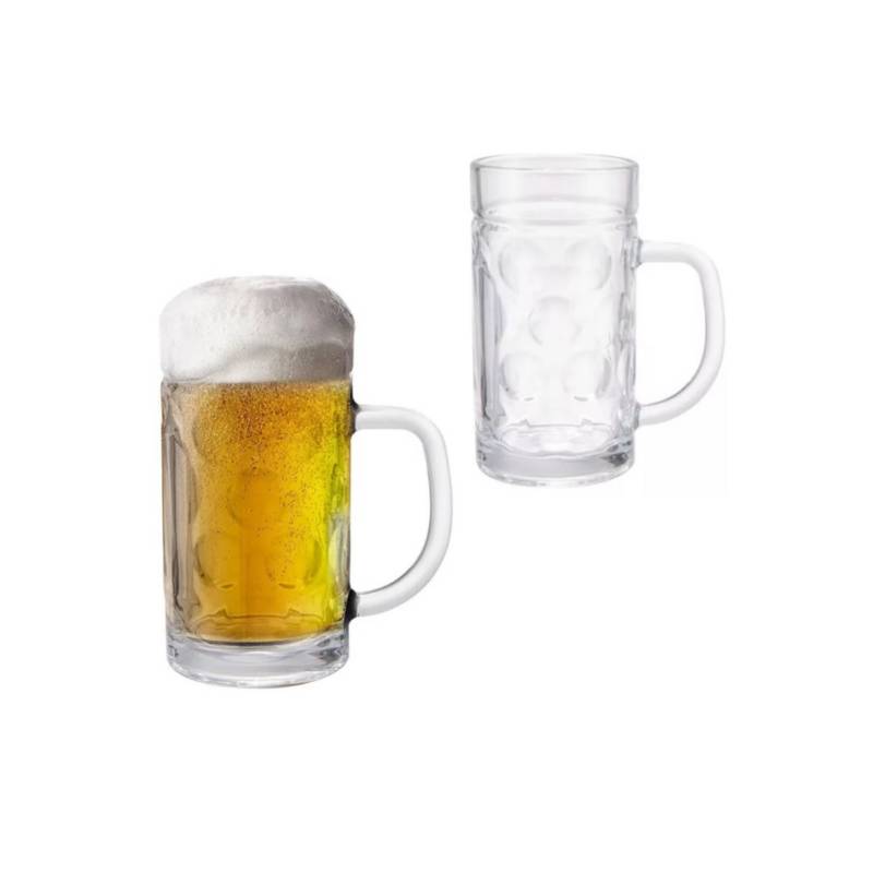 Chopp Vaso Cervecero 460ml X 2 Vidrio 80x155mm 770g