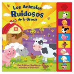 IGLOO - Libro infantil Los Animales Ruidosos de la Granja, con 10 Botones con sonido