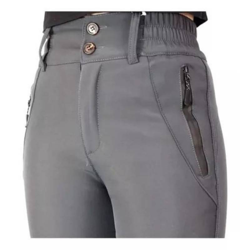 Pantalon Termico Impermeable Softshell Con Micropolar Mujer……