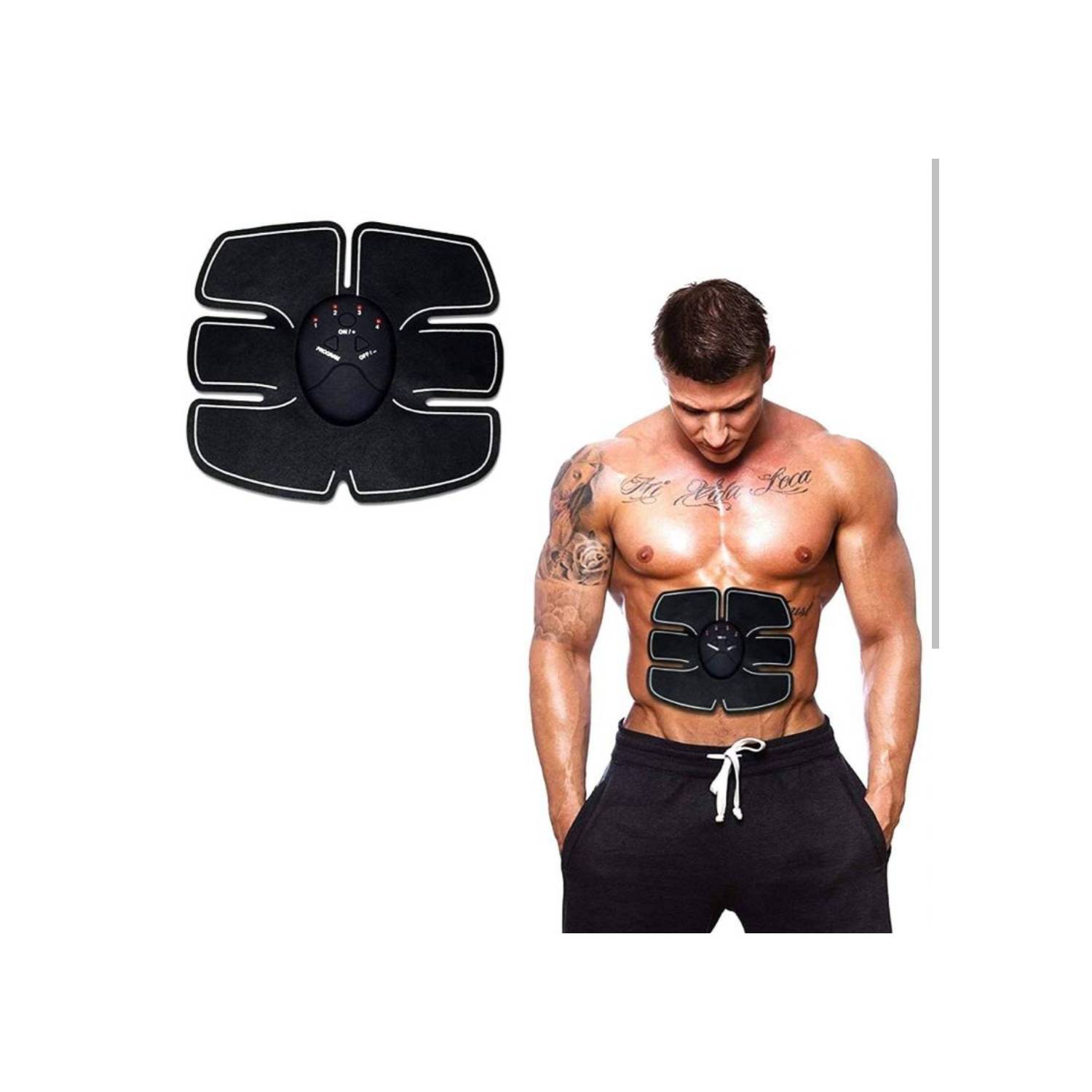 GENERICO Electro Estimulador Muscular Abdomen Six Pack