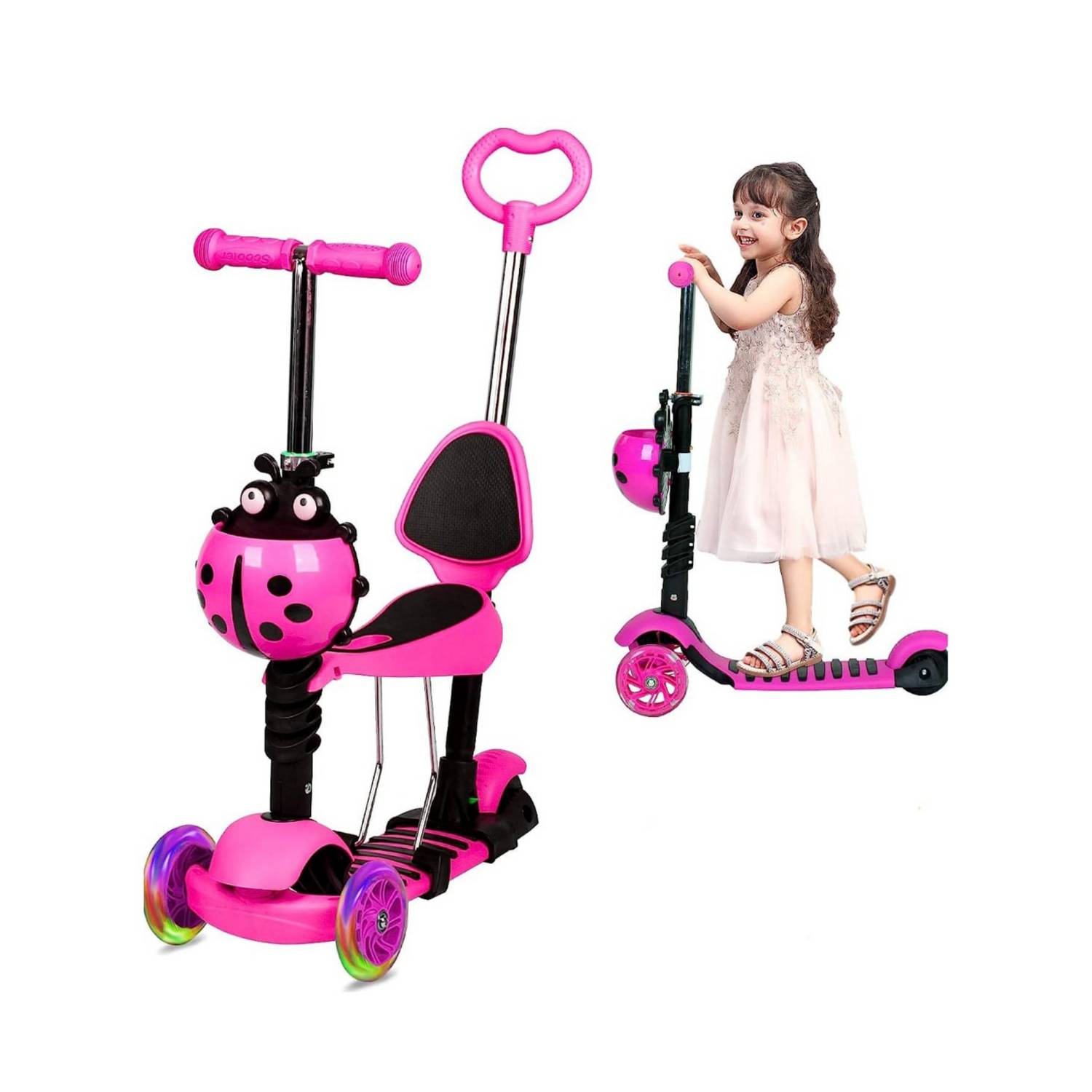 Scooter para niños y niñas 3 en 1 