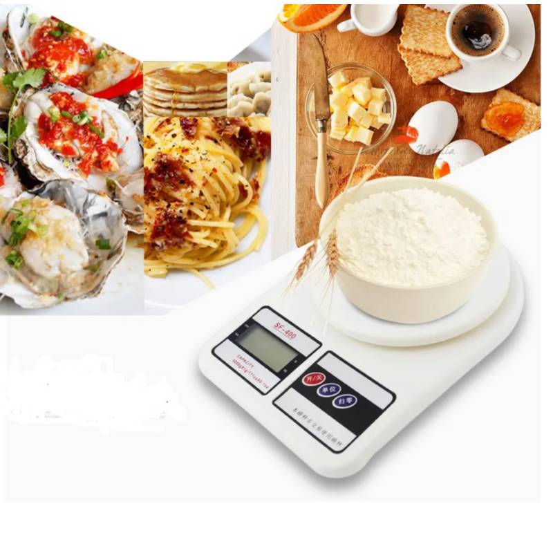 Balanza Pesa Digital Para Cocina Alimentos Comercio 7kg