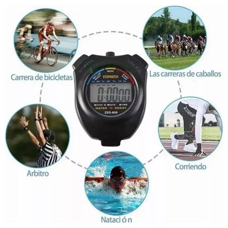 GENERICO Cronometro Deportivo Fitness Cronometros Digital Impermeable