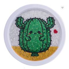 MI ARTE OCIO CONSENTIDO - Pintura con diamante Cactus INCLUYE MARCO