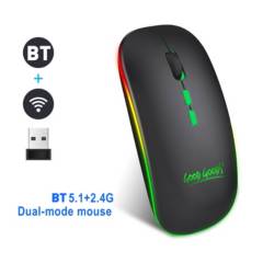 GG GOODGOODS - Mouse Dual Inalámbrico Bluetooth Recarg Teltabletspc Dpi