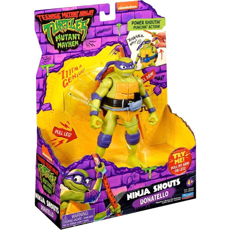 TORTUGAS NINJA Las Tortugas Ninja Figura 14 Cm Donatello Con