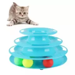 GENERICO - Juguete Para Gatos Torre Con Pelotas Interactivo