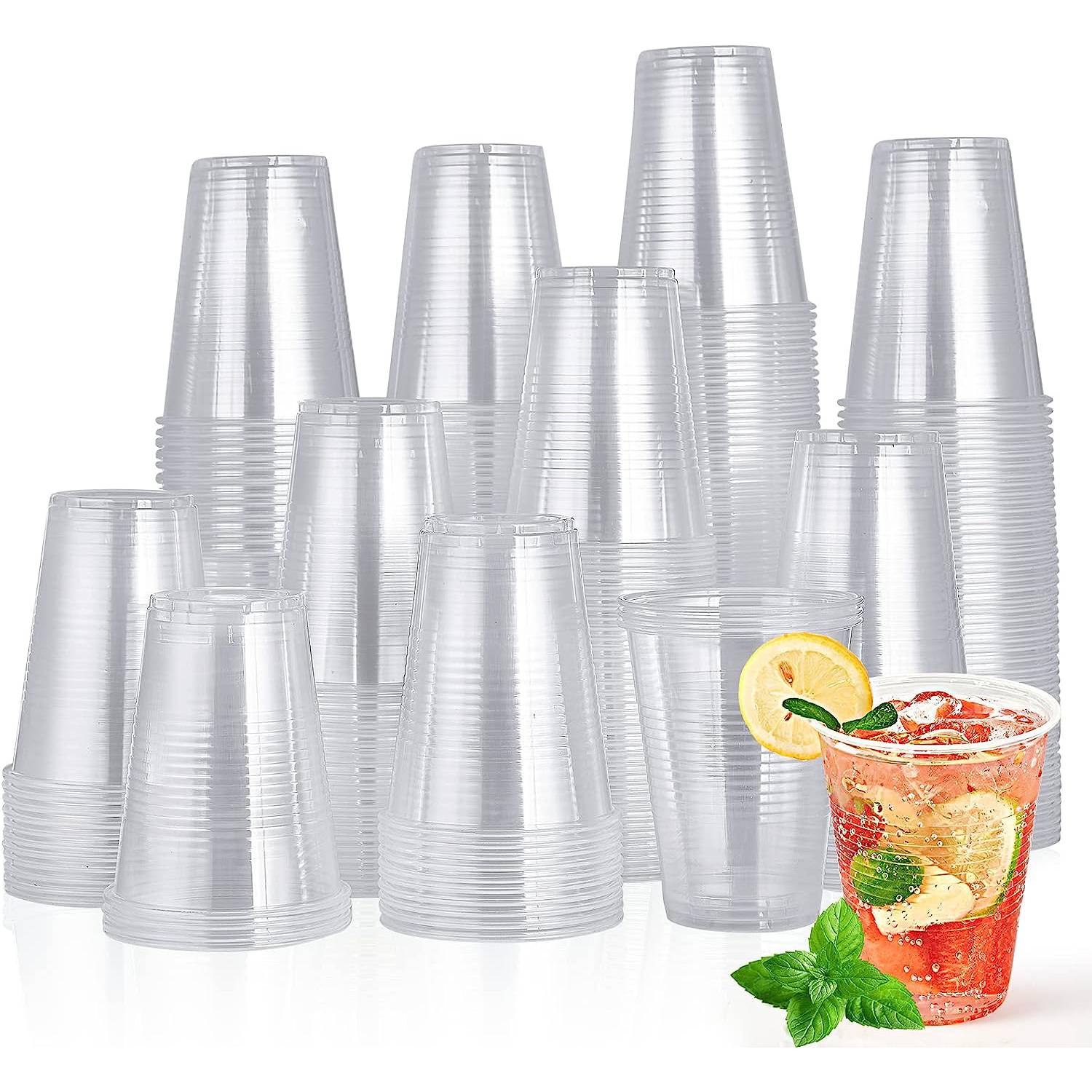 Vaso plastico 300cc con tapa x100 uni – Insumosur