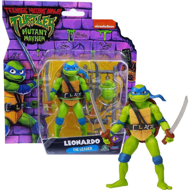 TORTUGAS NINJA Las Tortugas Ninja Figura Articulada 12 Cm Leonardo