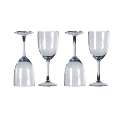 Set 4 Copas Vino Acrílico 296 ml - Cyan Perlado – Galhera