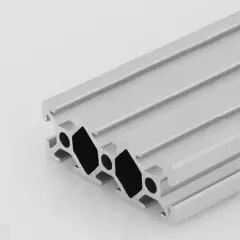 GENERICO - Perfil aluminio estructural PG20 20x60 8 slots. Unidad 1m