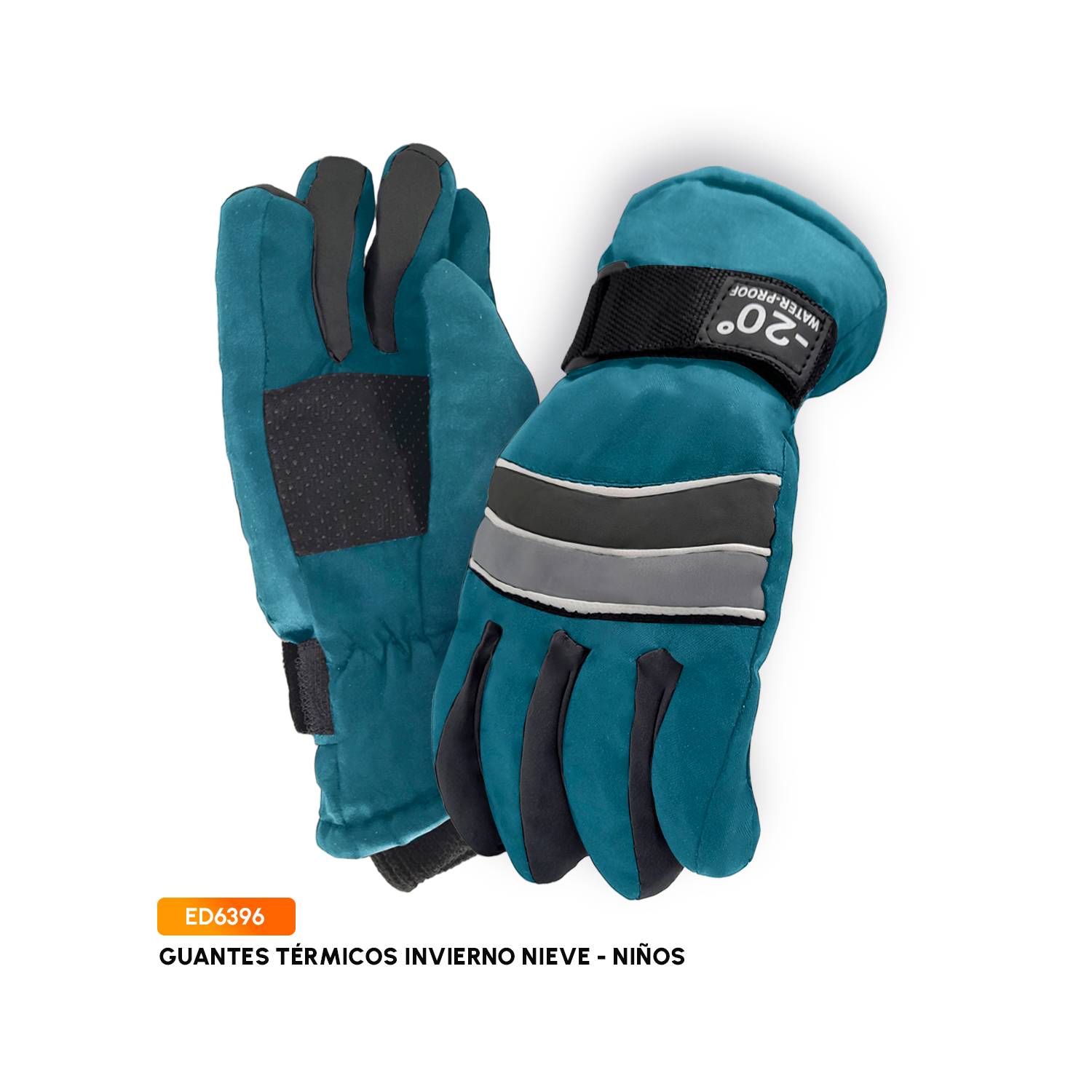 EDEN Guantes Térmicos Invierno Ski Nieve Niño Infantil