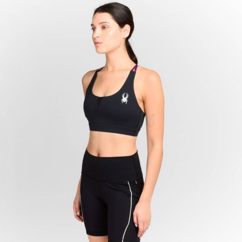 Polera Sin Mangas Entrenamiento Mujer Spyder Freestyle Negra SPYDER