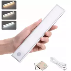 SANTU HOME & DECO - Luz Led con Sensor de Movimiento Portátil Carga USB 30 cm