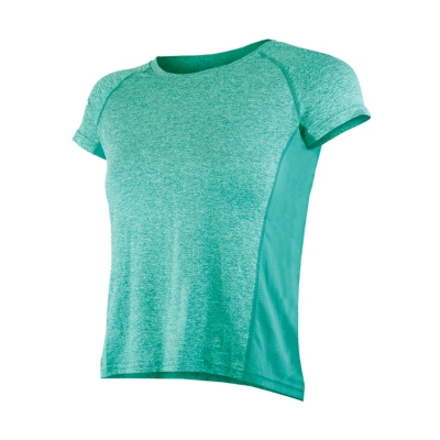 ANDESLAND OUTDOOR APPAREL Polera DryFit Manga Corta Turquesa Mujer