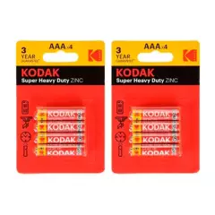 KODAK - Pack 8 Pilas AAA Kodak Super Heavy