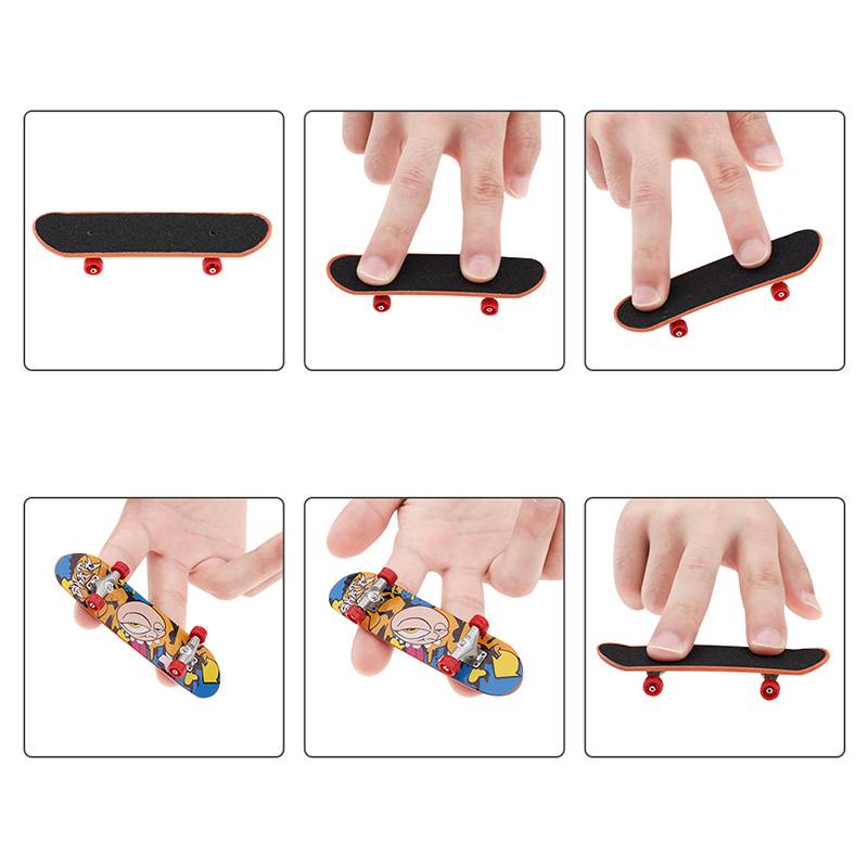 GENERICO Set Mini Juego Skate Para Dedos Con Accesorios W-21994 Welife