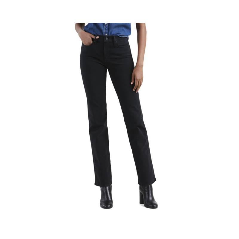 Jeans Mujer 314 Shaping Straight Negro Levis