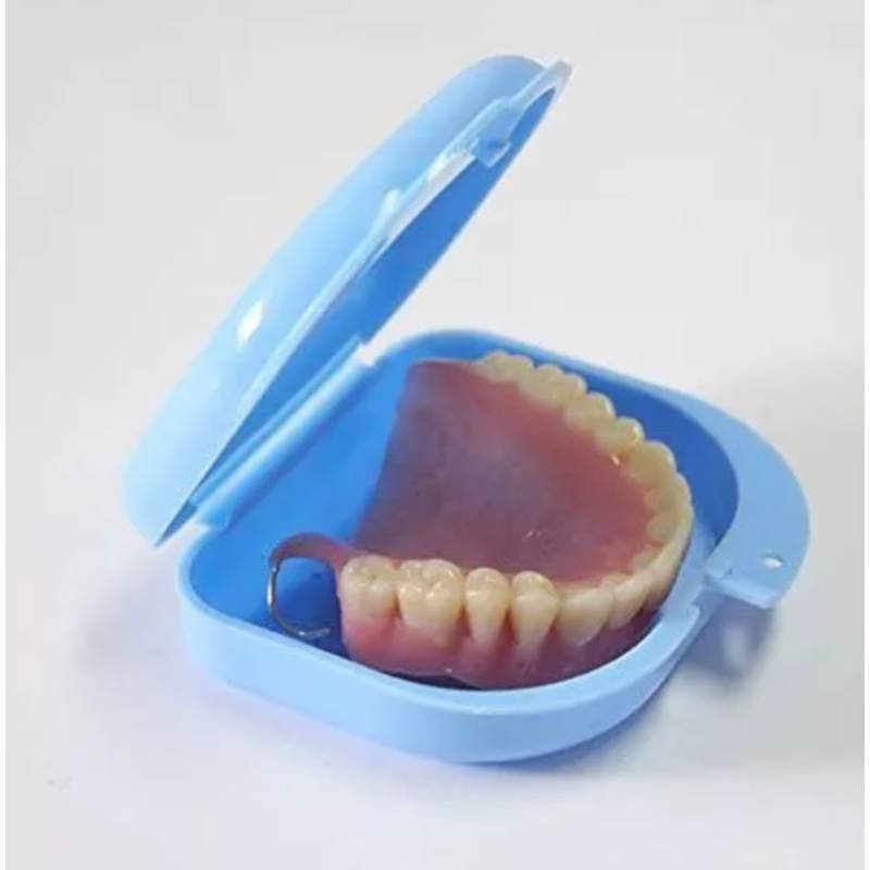Caja Guarda Prótesis Dental Ortodoncia Unidad Plano pack 12 GENERICO