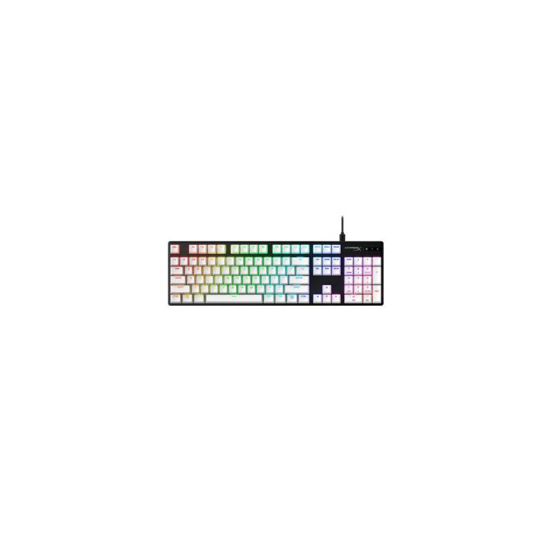 Set De Teclas Hyperx Pudding Keycaps Rgb Blanco Español