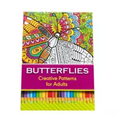 GENERICO - Libro para colorear  mariposas