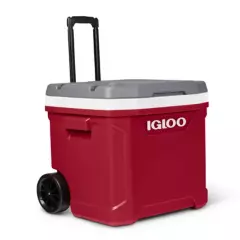 IGLOO - Cooler Roller Latitude Rojo Igloo 57 Litros