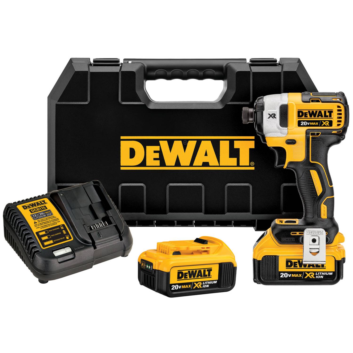 DEWALT Combo Taladro Inalámbrico DCD776C1-B2 1/2pulg +2 Baterias + Cargador